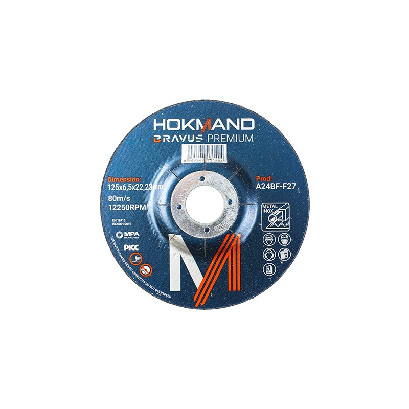 DISCO DE DESBASTE BRAVUS 125X6.5X22