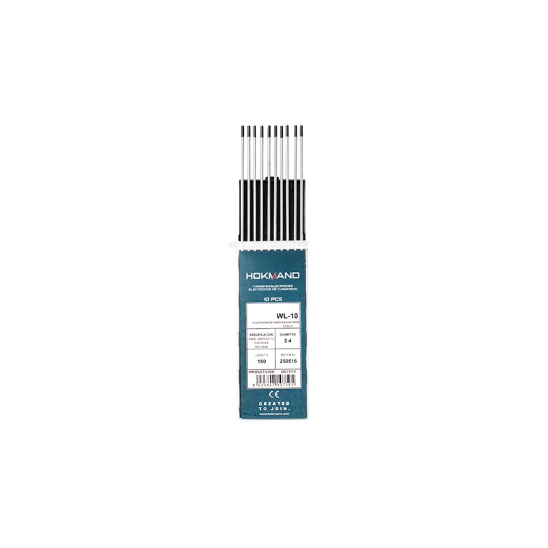 ELECTRODO DE TUNGSTENO WL10 - NEGRO