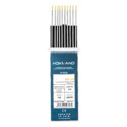 ELECTRODO DE TUNGSTENO WL15 - DORADO