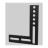 ESCUADRA PLANA 250X188X50 MESA DE SOLDADURA D16
